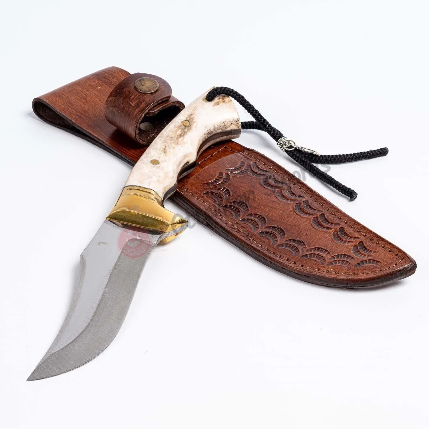 Handmade Horn Handle Small Bowie Knife