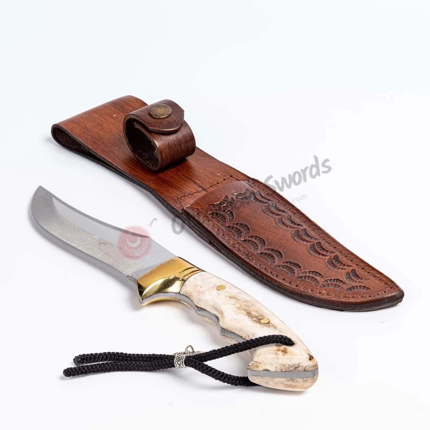 Handmade Horn Handle Small Bowie Knife