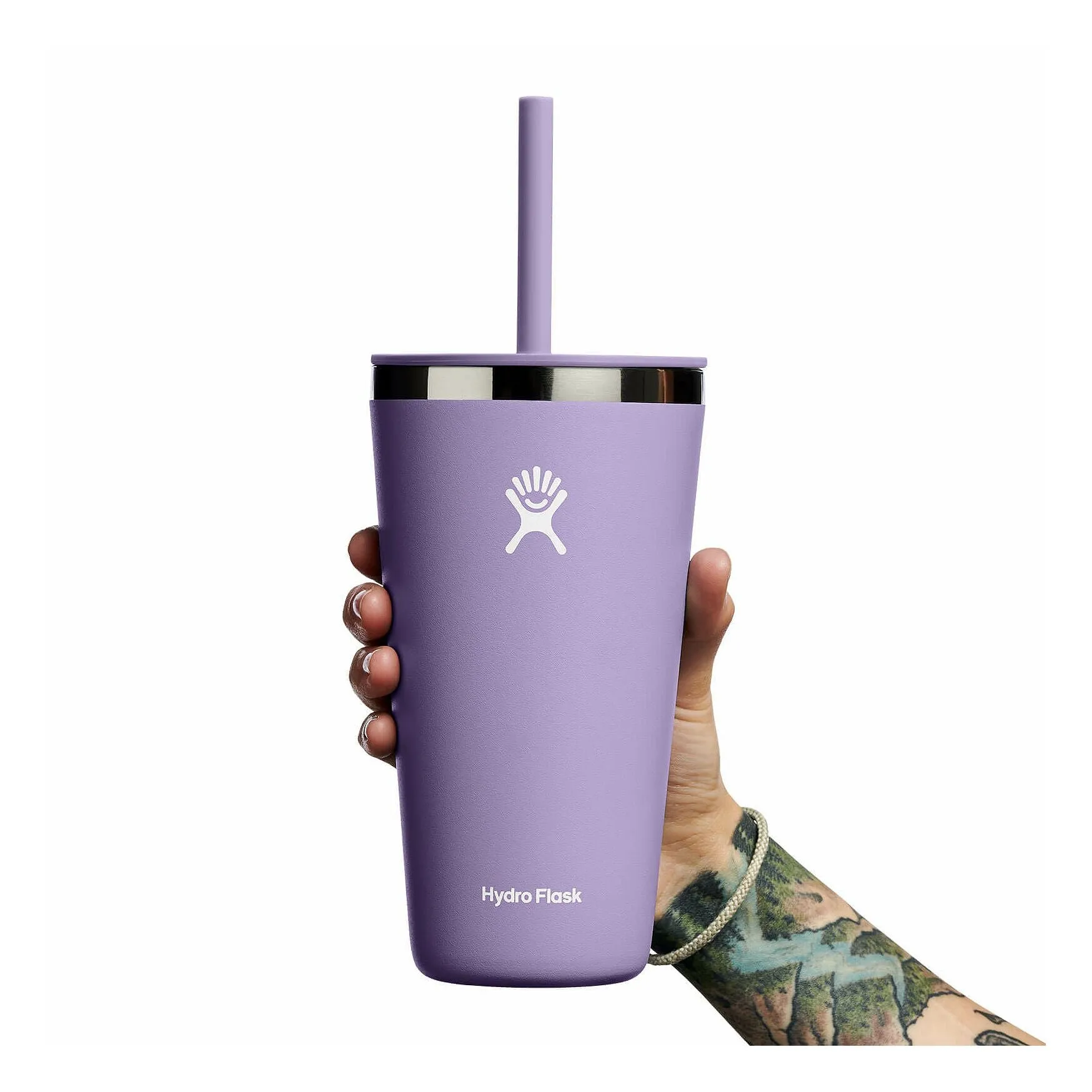 Hydro Flask 28 oz All Around Tumbler with Straw Lid Color: Moonshadow