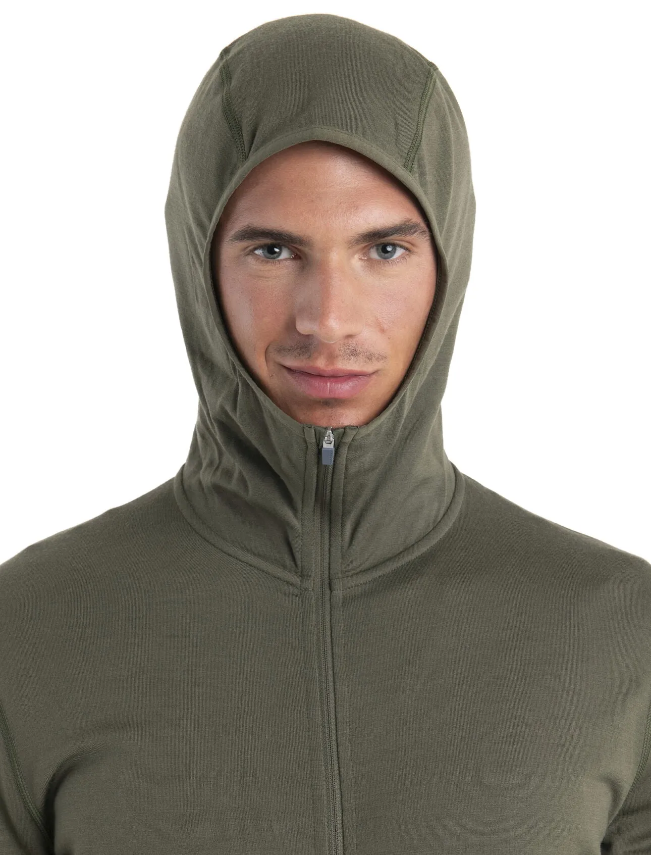 Icebreaker 560 RealFleece Elemental II LS Zip Hood Loden