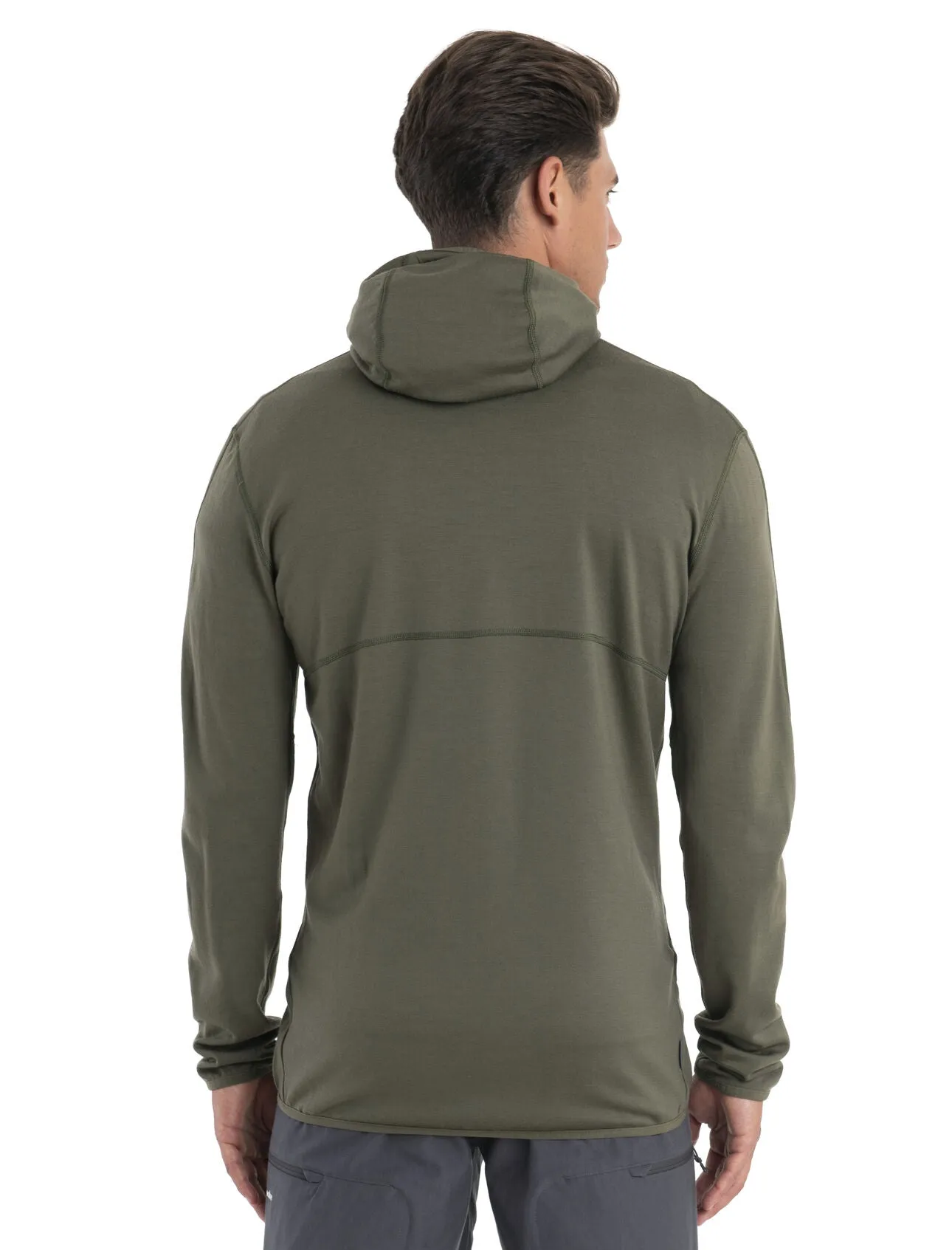 Icebreaker 560 RealFleece Elemental II LS Zip Hood Loden