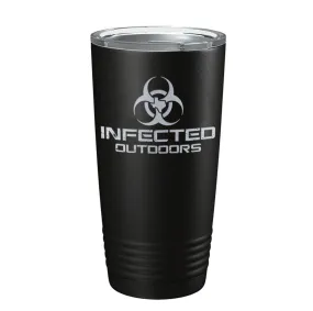 Infected Outdoors Stacked Logo Tumbler