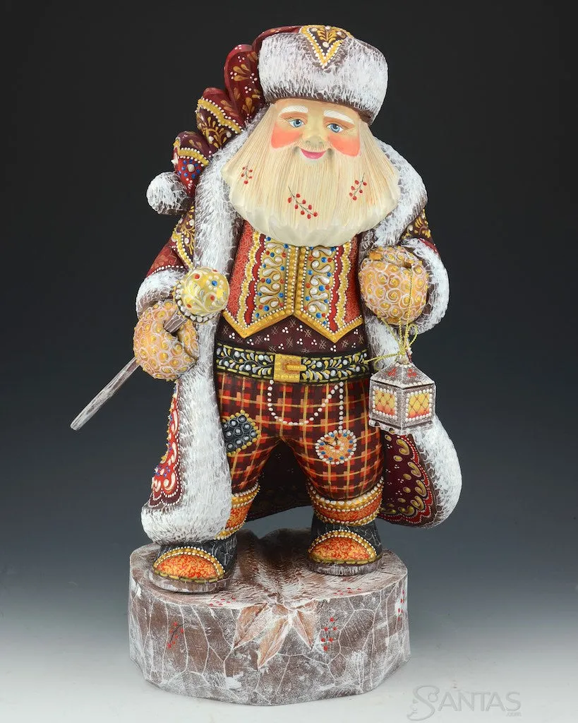 Joyful Journey Wooden Russian Santa 17 inches