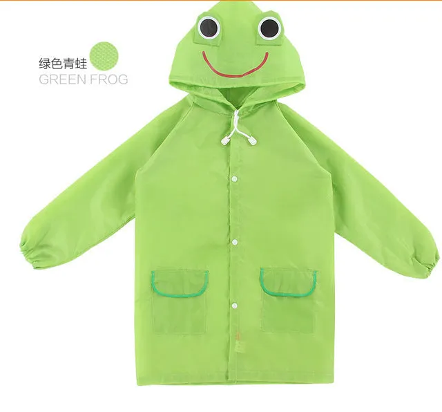 kids Raincoat - blue, green, or pink