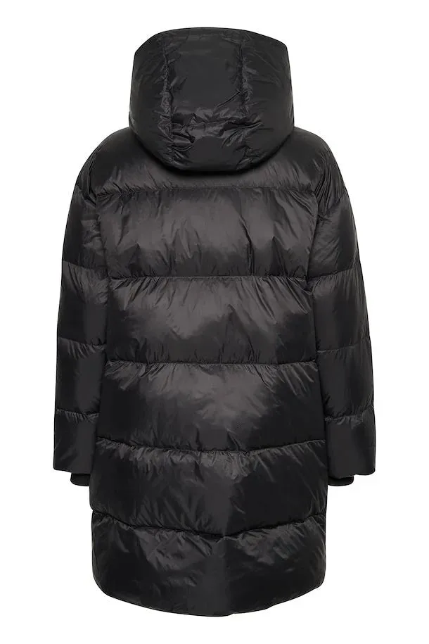 Labika Black Water Repellant Puffer Jacket