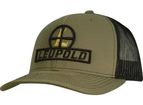 Leupold Reticle Trucker Cap Loden-Black