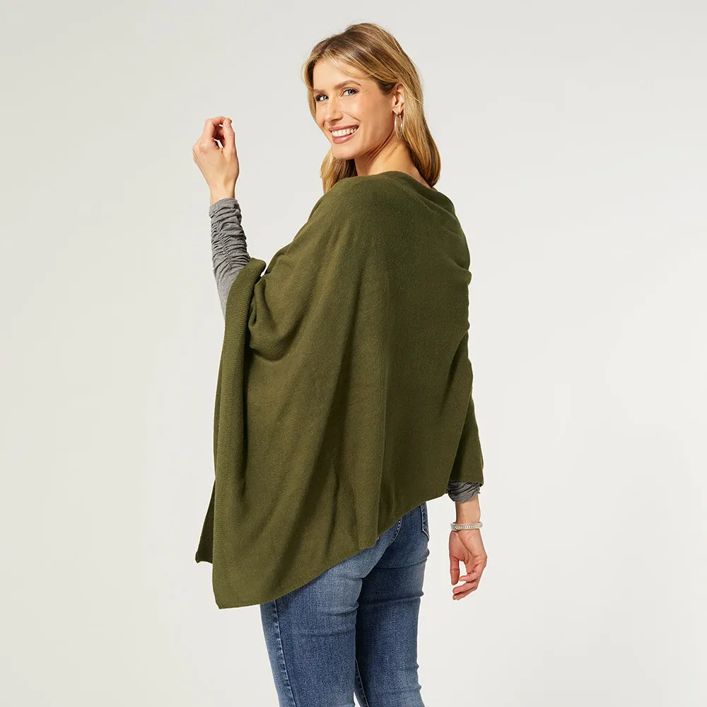 Lightweight Poncho - Olive