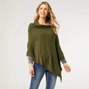 Lightweight Poncho - Olive