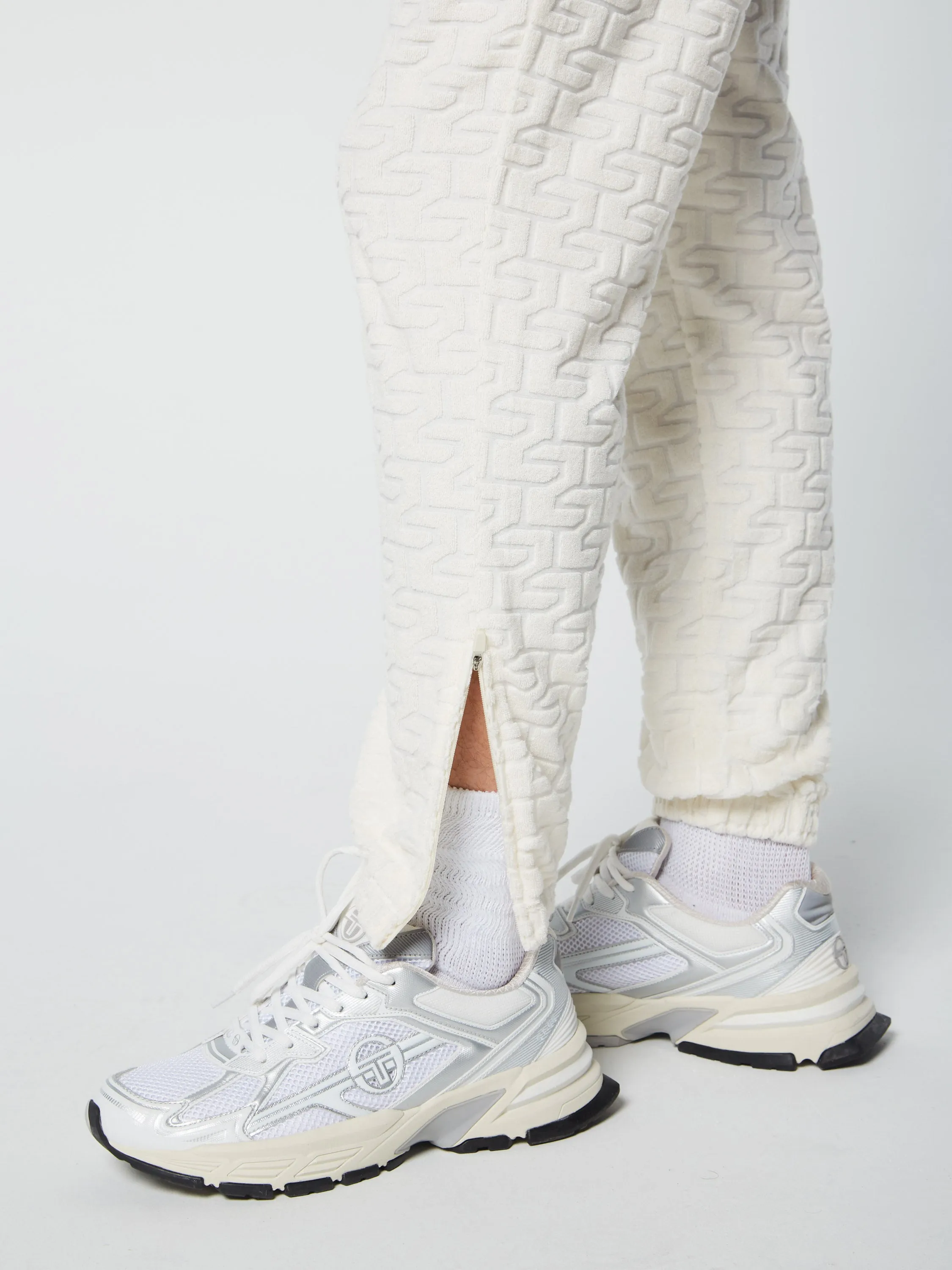 Livata Monogram Track Pant- Gardenia