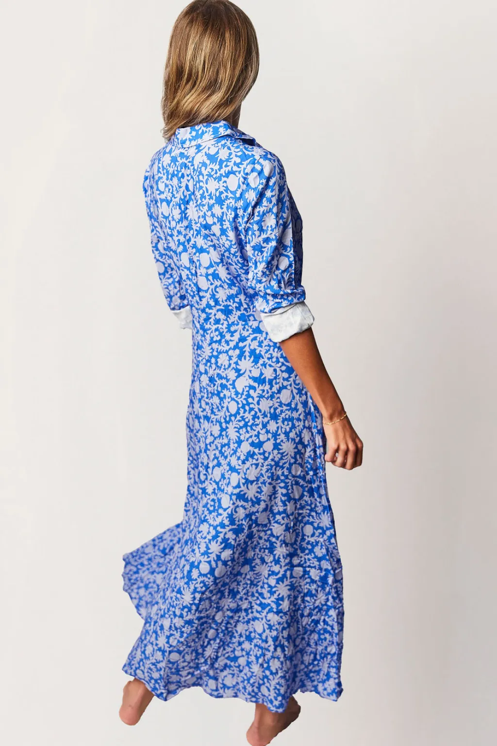 Lorena Dress // Blue Blooms