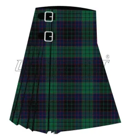 Lumsden Hunting Green Modern Premium Tartan Kilt