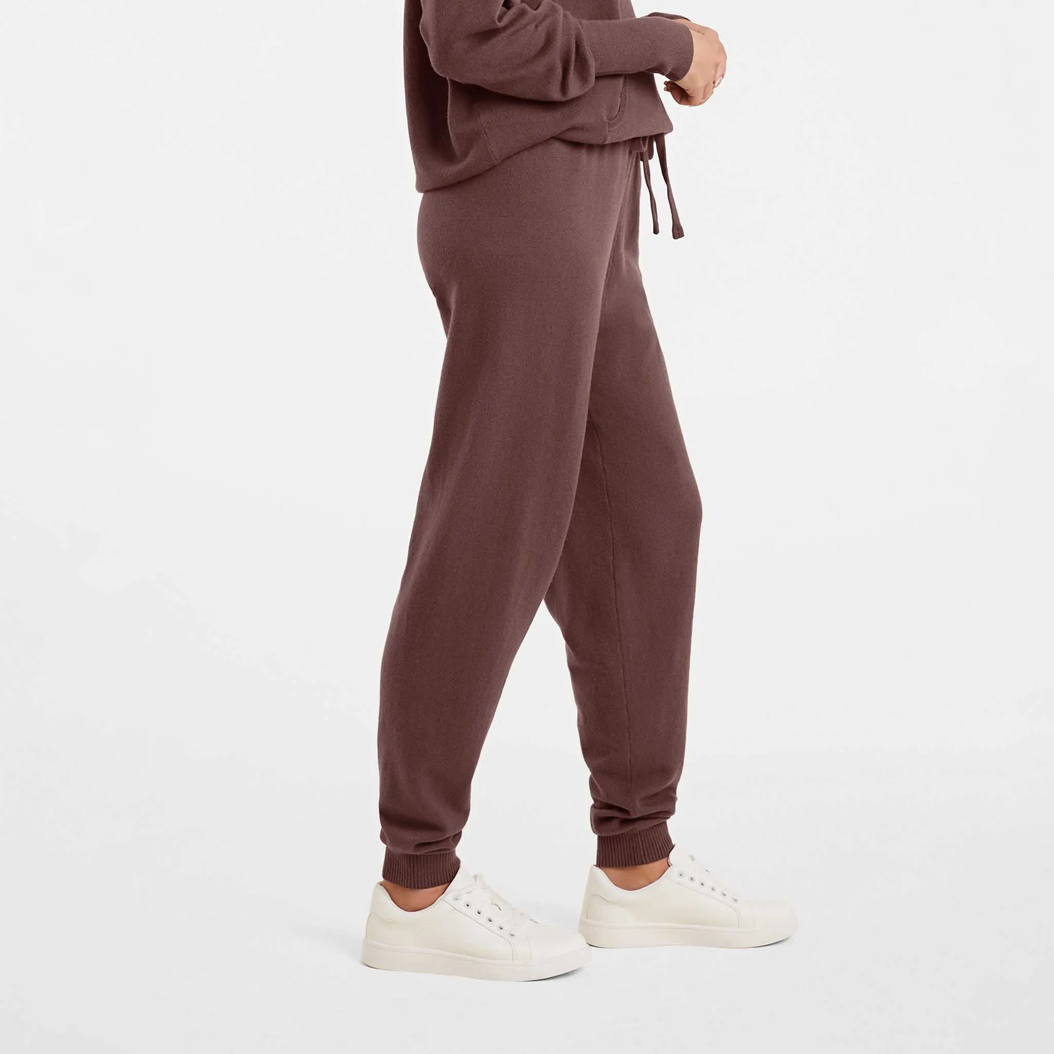 Luxe Knit Jogger | Coffee