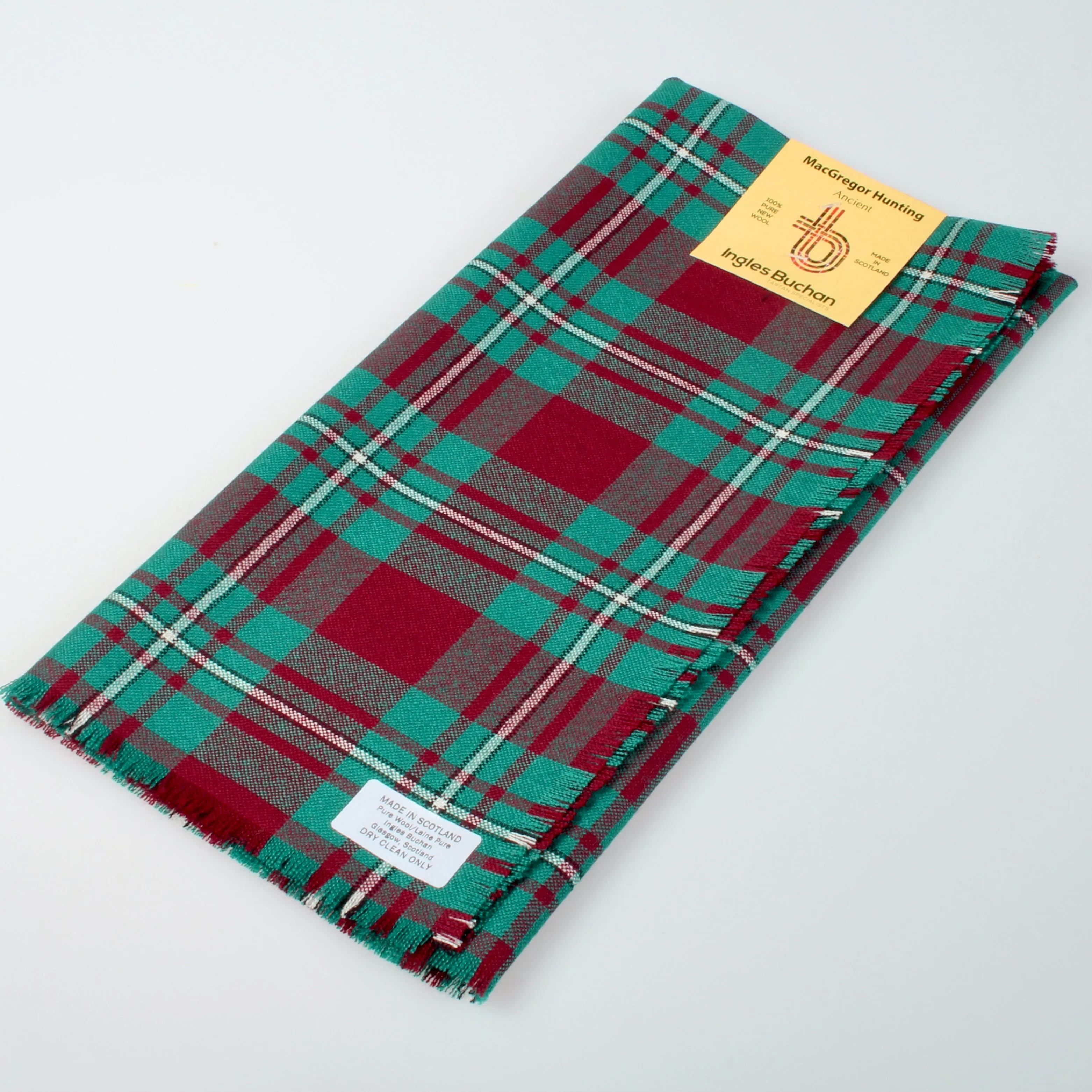 MacGregor Hunting Ancient Tartan Wool Headscarf