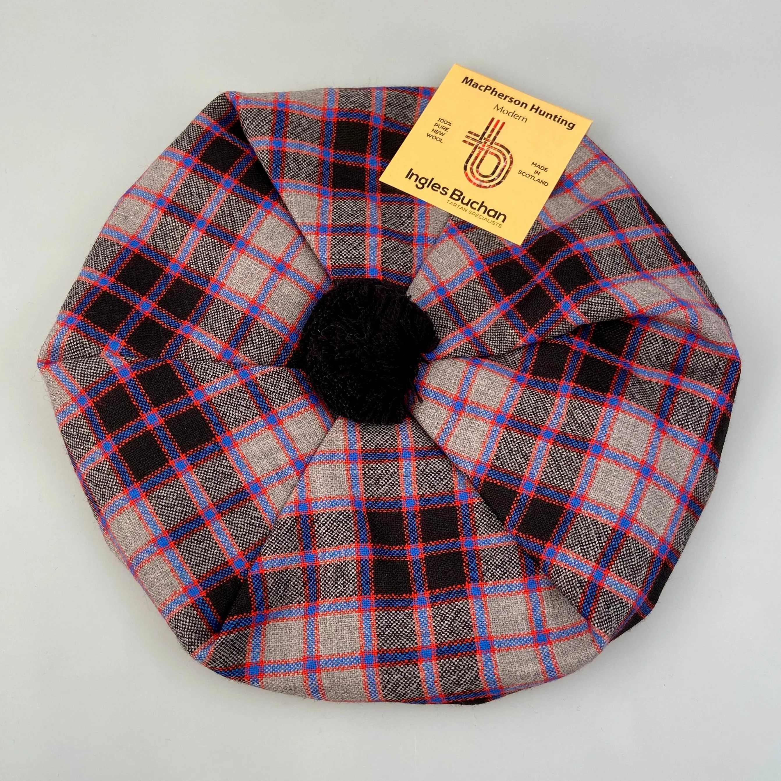 MacPherson Hunting Modern Tartan Wool Tam