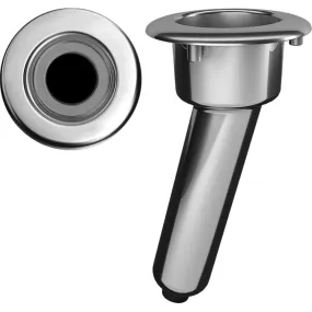 Mate Series Elite Screwless Stainless Steel 15 Rod  Cup Holder - Drain - Round Top [C1015DS]