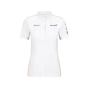 McLaren Womens Polo, Team, White, 2020