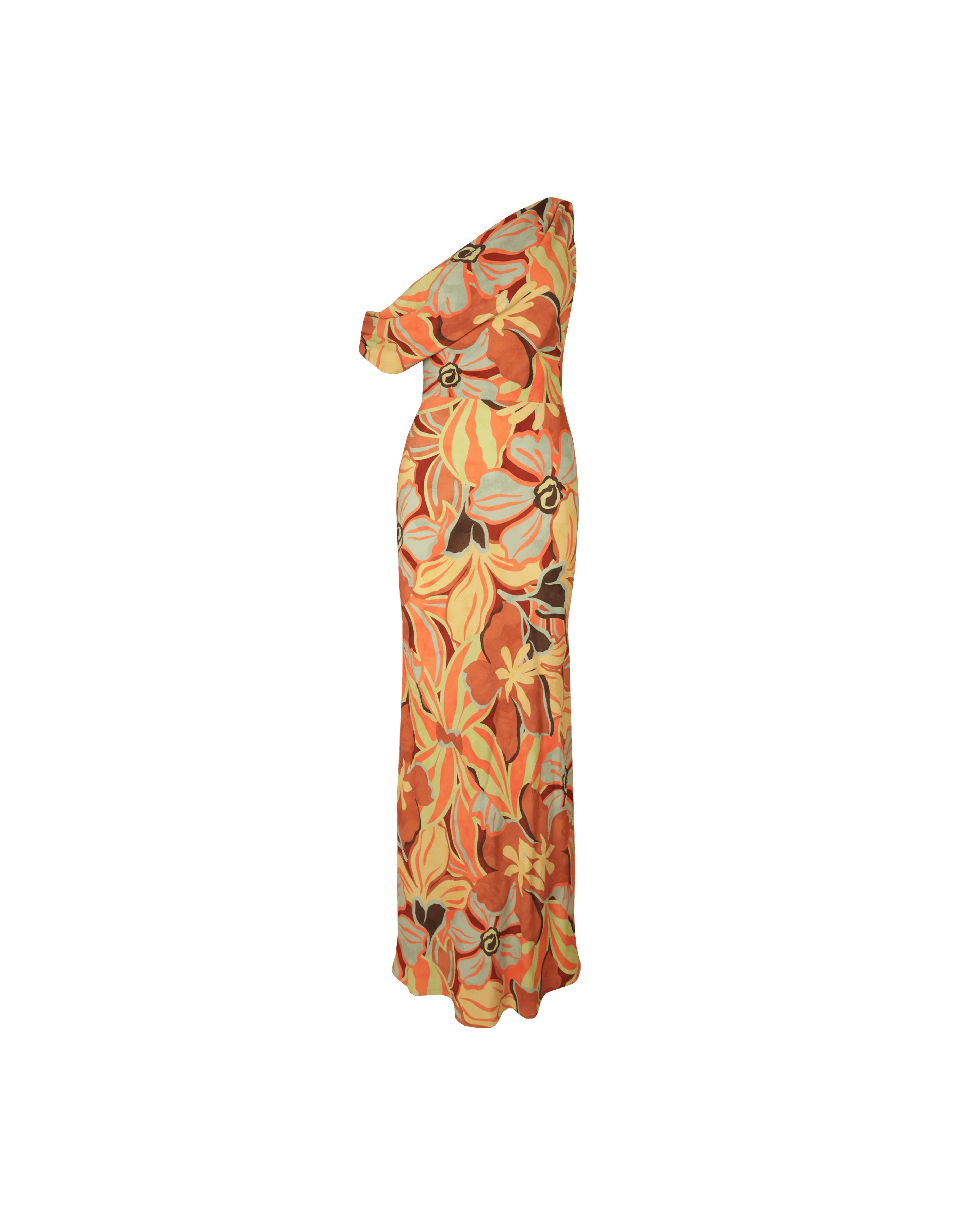 MELON MAXI DRESS MELON FLORAL