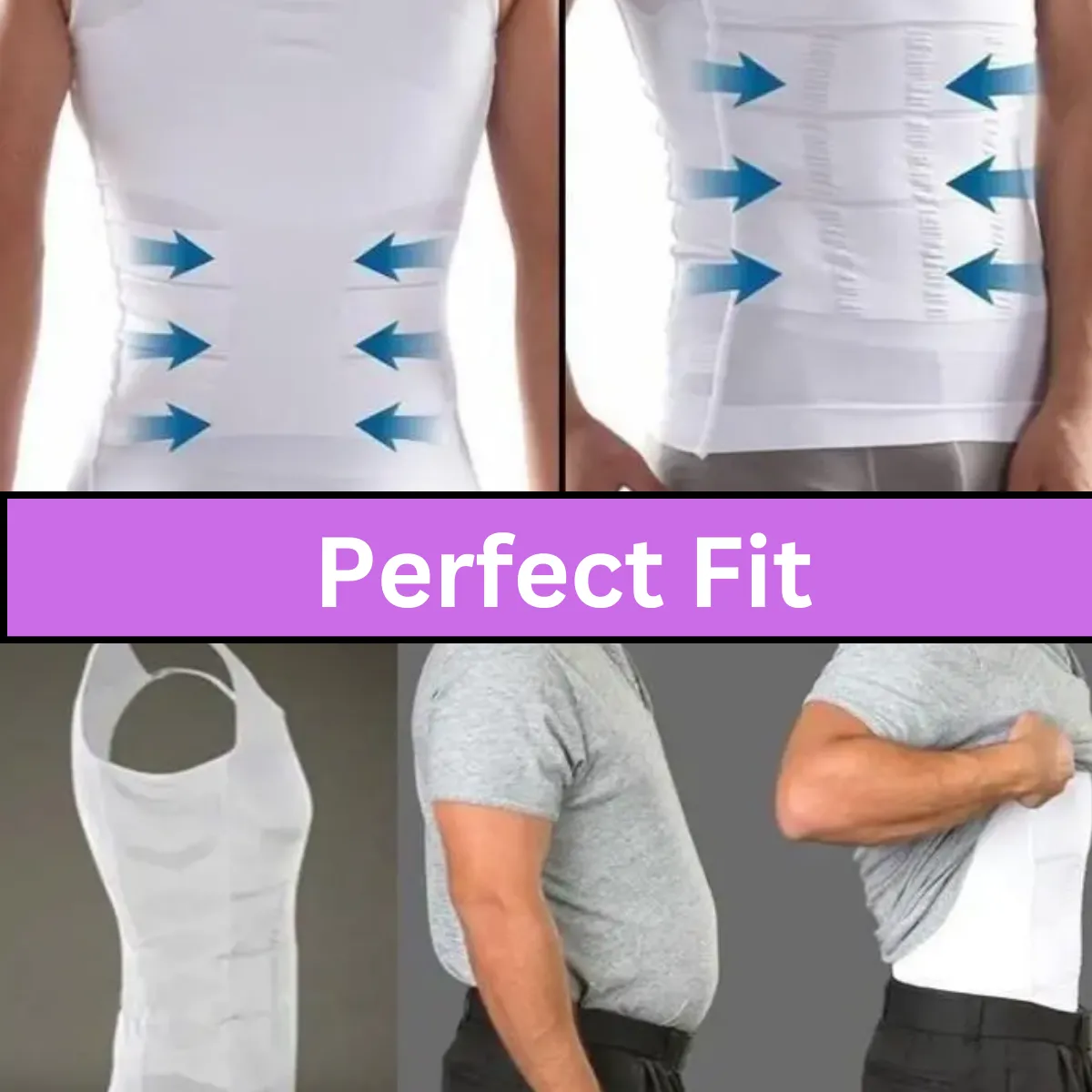 Men's Solid Compression Flexvest