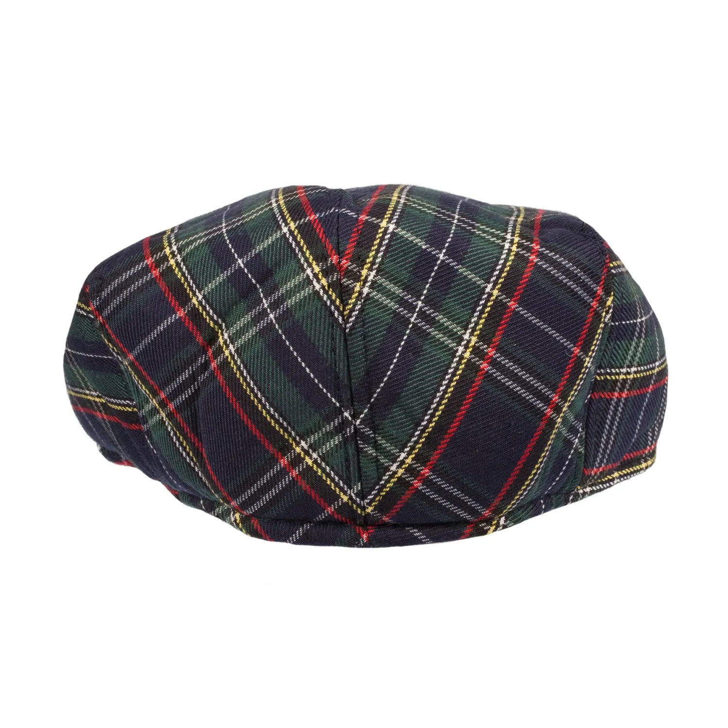 Men's Tartan Padded Flat Cap