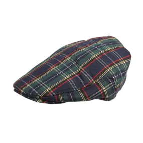 Men's Tartan Padded Flat Cap