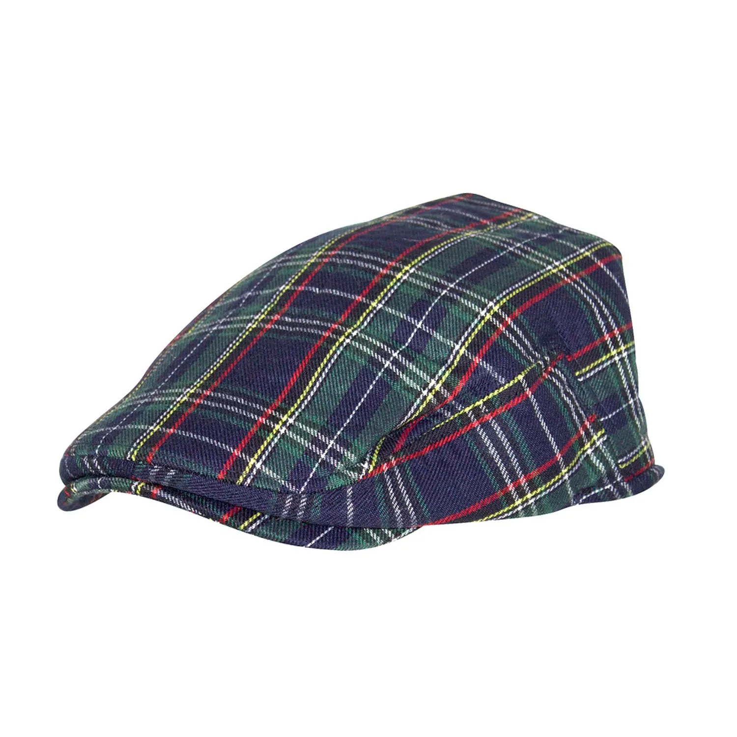 Men's Tartan Padded Flat Cap