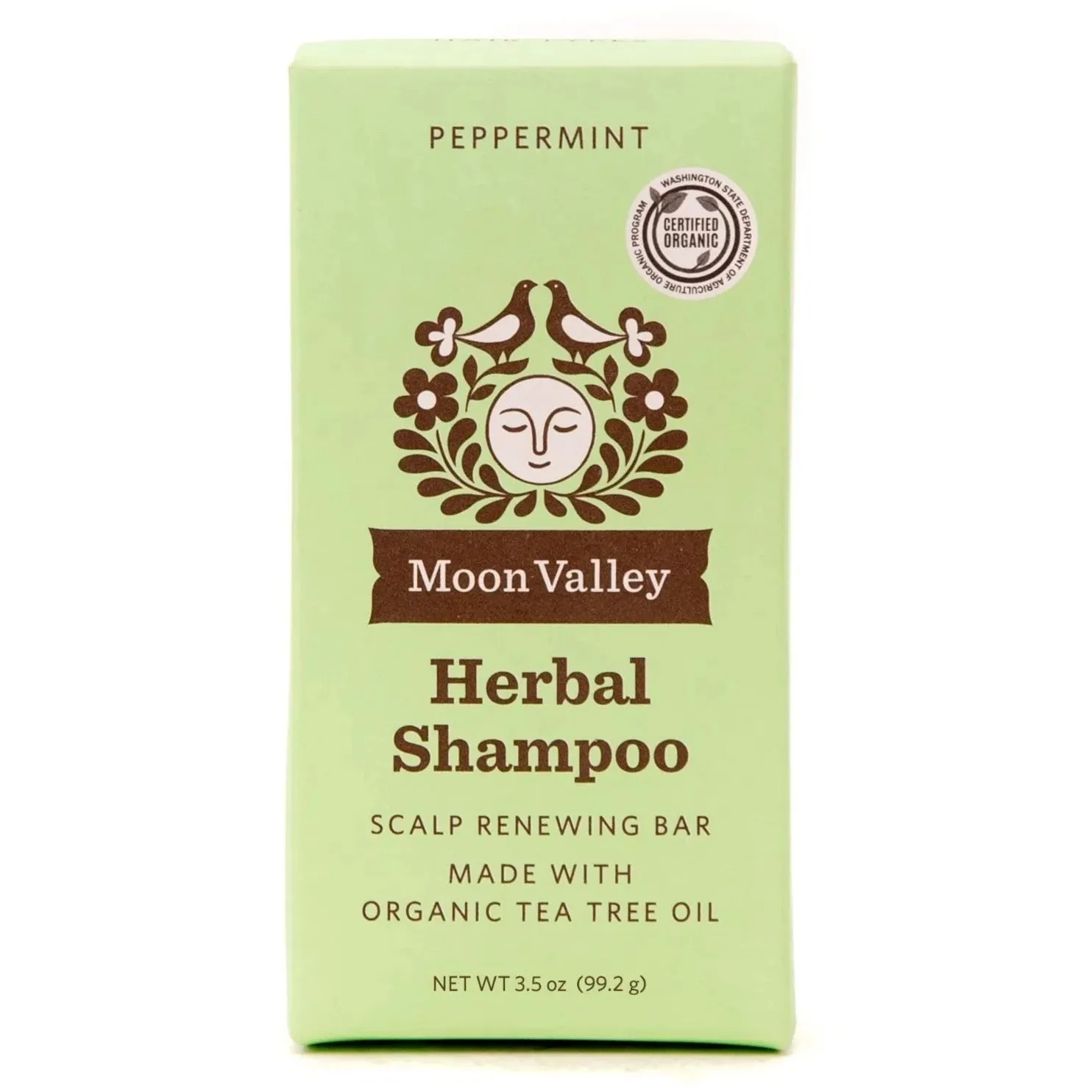 Moon Valley Herbal Shampoo Bar Peppermint 3.5oz