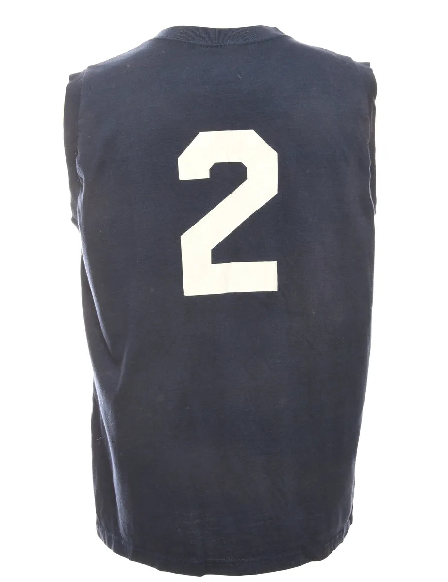 Navy Basketball Sports T-shirt - L