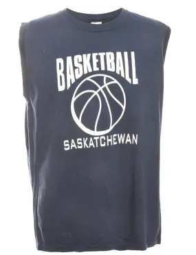 Navy Basketball Sports T-shirt - L