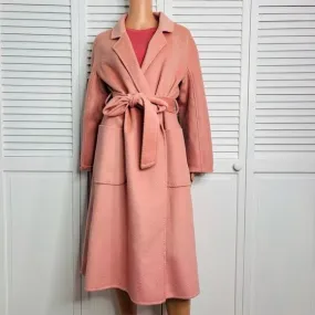 *NEW* PISSENLIT Pink The Classic Wrap Coat Size 2