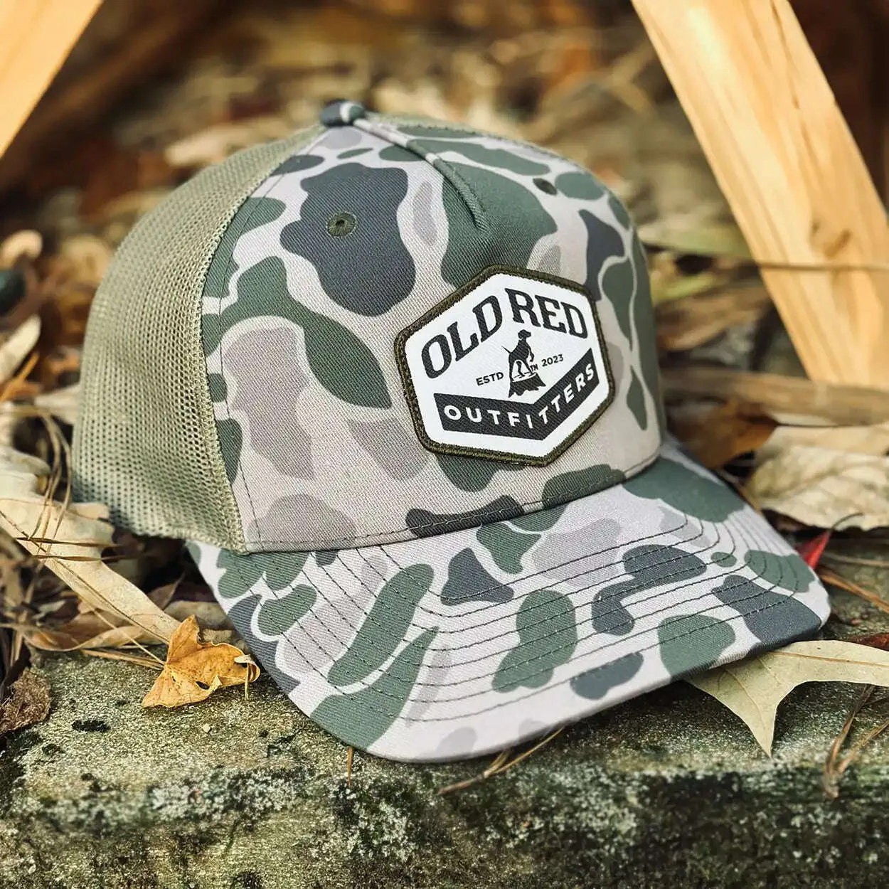 ORO Marsh Duck Hat in Camo/Loden