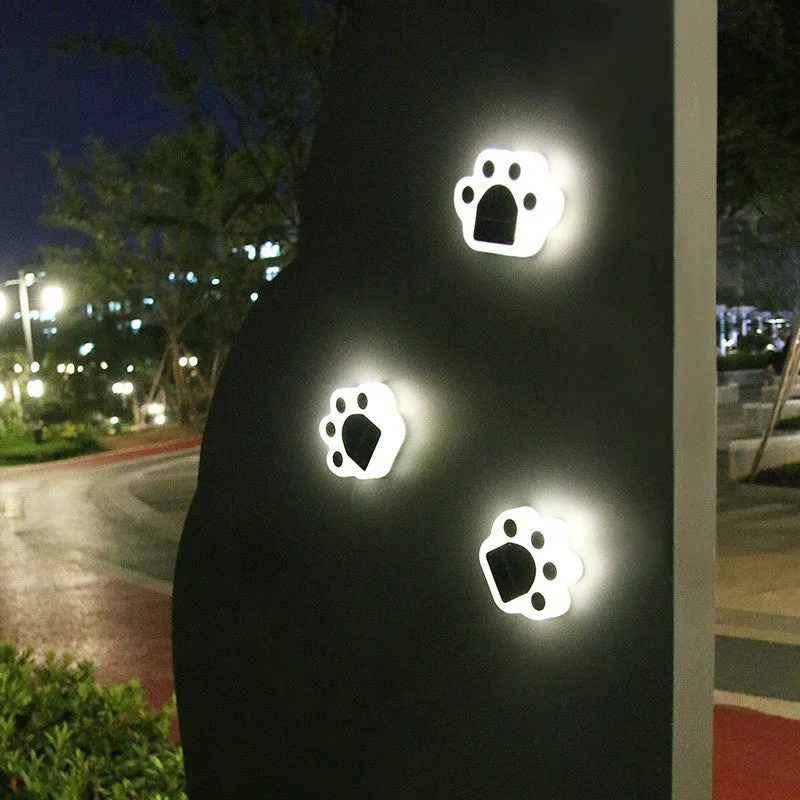 Outdoor Waterproof 4LED Solar Bear Pills Buried Light