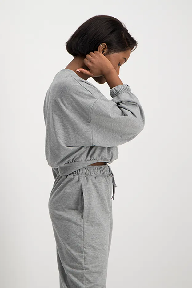 Oversized Crop Pullover