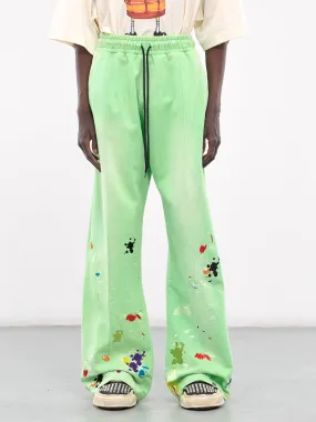 Painting Embroidery Pants (HB-PT-4238-MELON-GREEN)