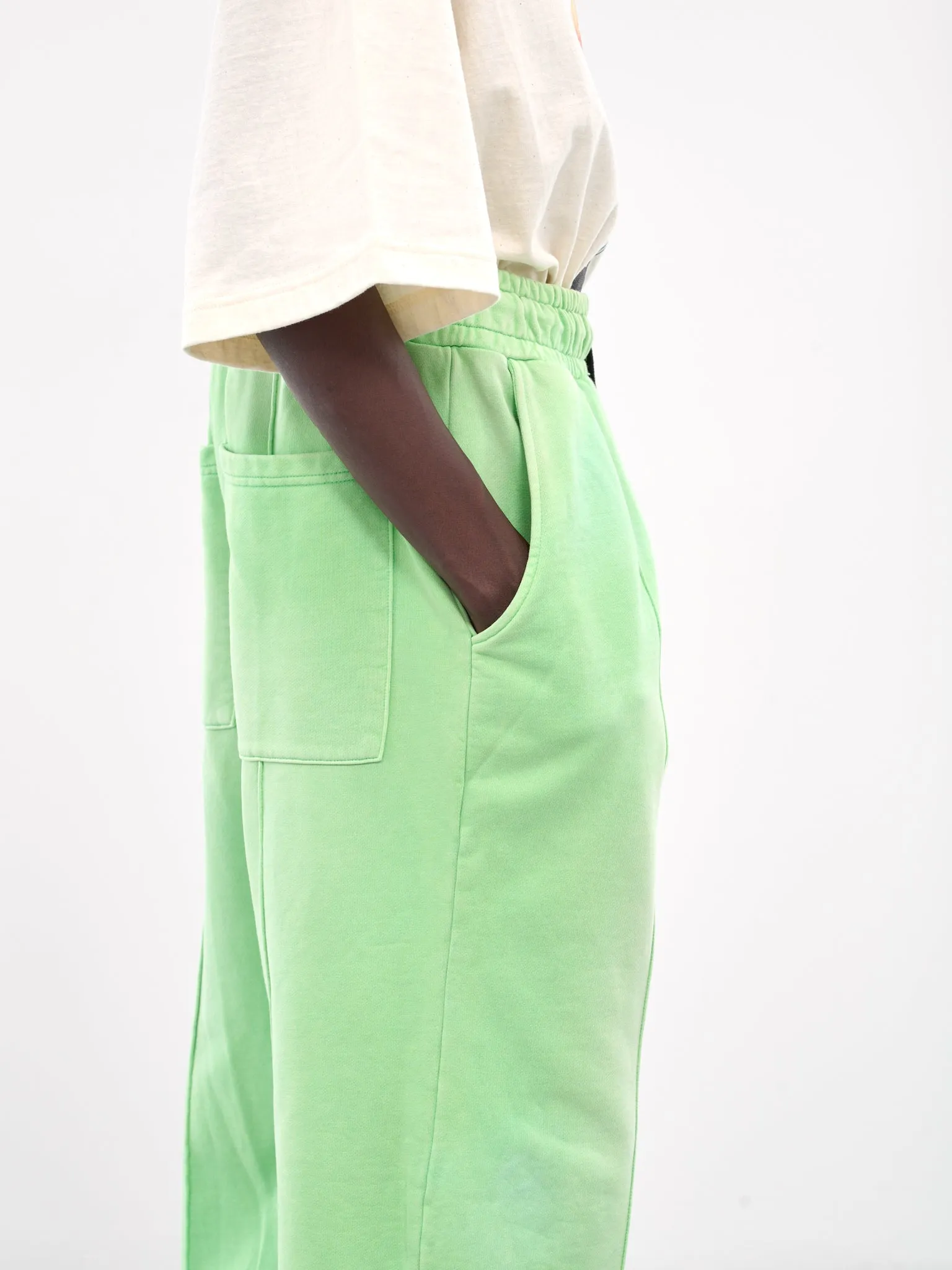 Painting Embroidery Pants (HB-PT-4238-MELON-GREEN)