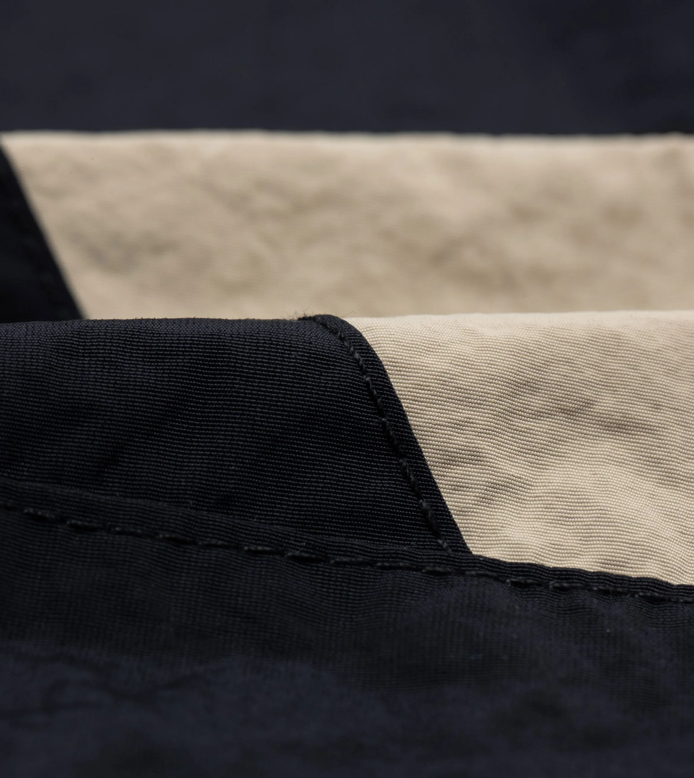 Panel Track Jacket Black/Dk Tan