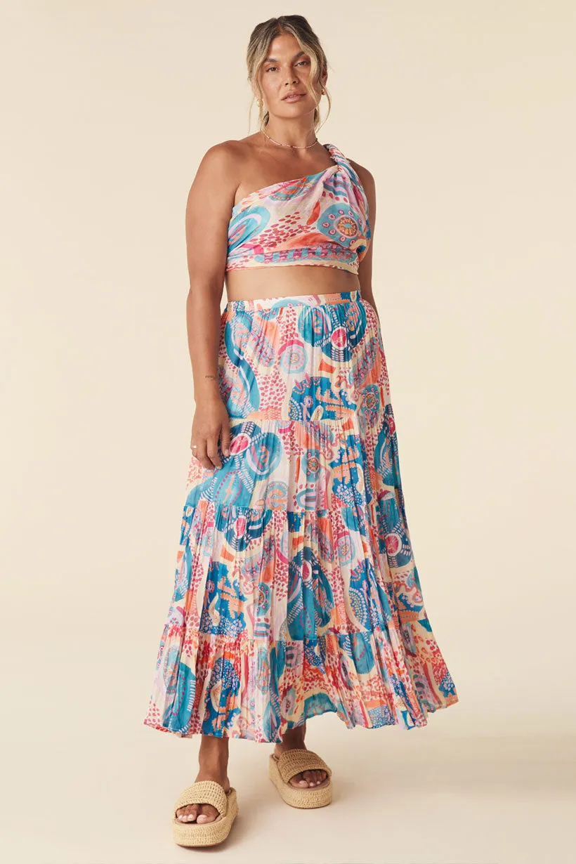 Patria Pia Tiered Maxi Skirt