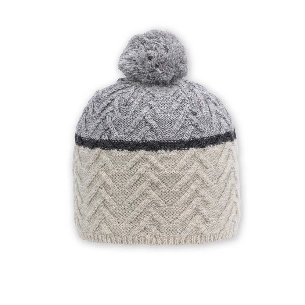 PISTIL ESTES PATTERN HAT GREY - WOMENS