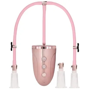 Pumped Rechargeable Clitoral & Nipple Pump Set in Medium