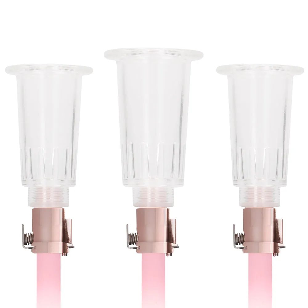 Pumped Rose Gold Clitoral & Nipple Pump Set in Medium