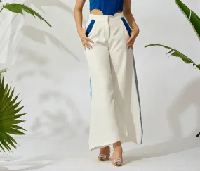 Pure Bliss White Flare Trousers