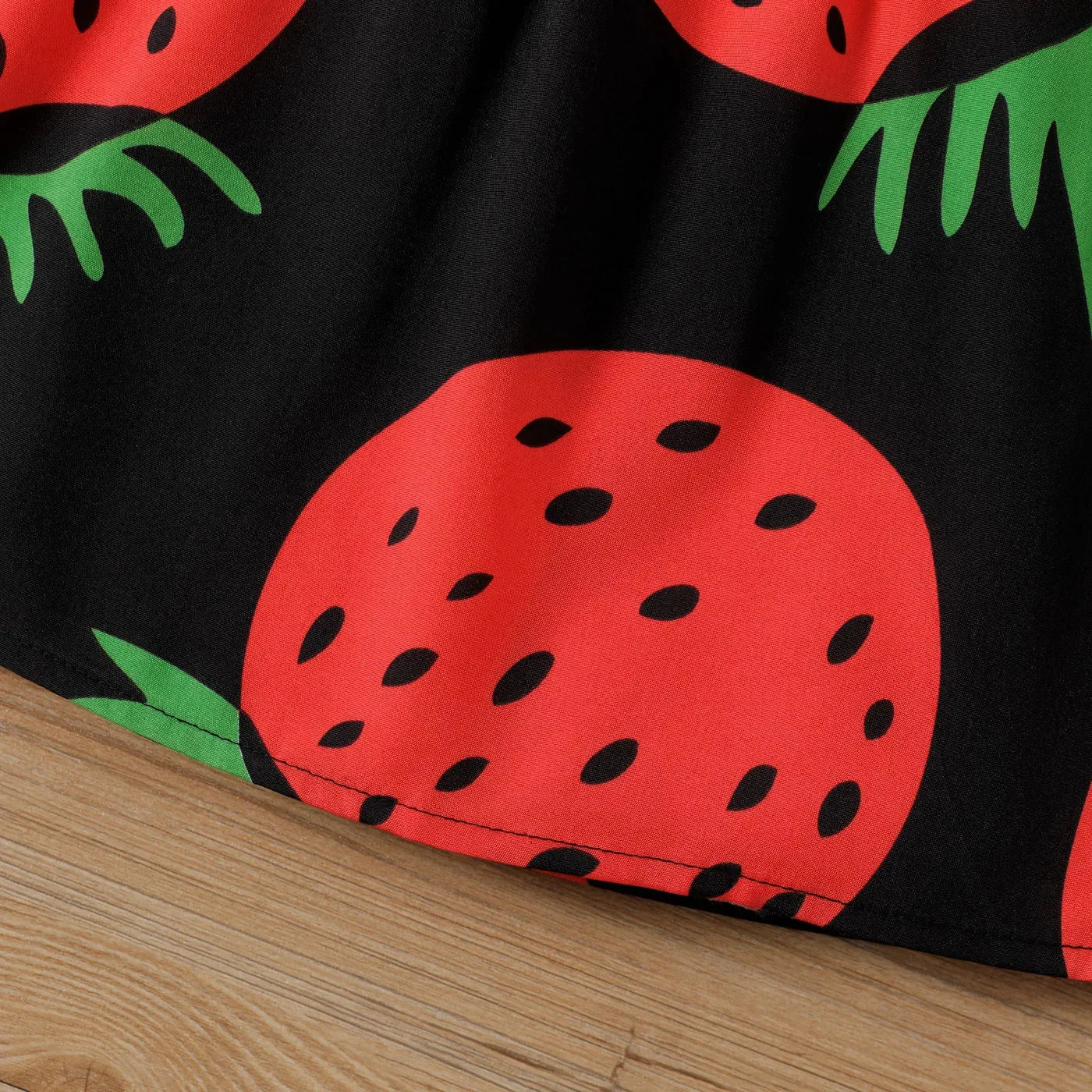 "Strawberry Baby" Print Party Dress