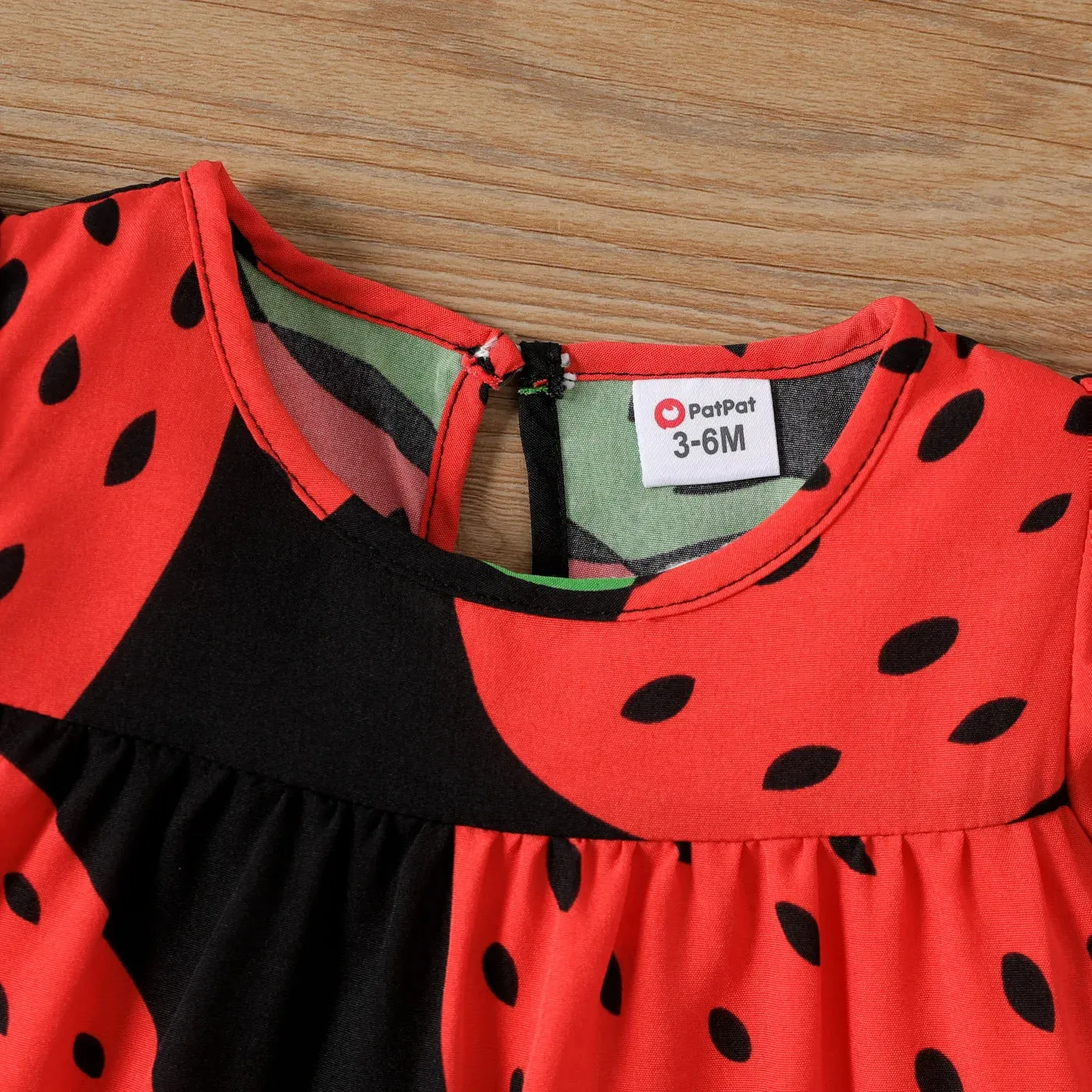 "Strawberry Baby" Print Party Dress