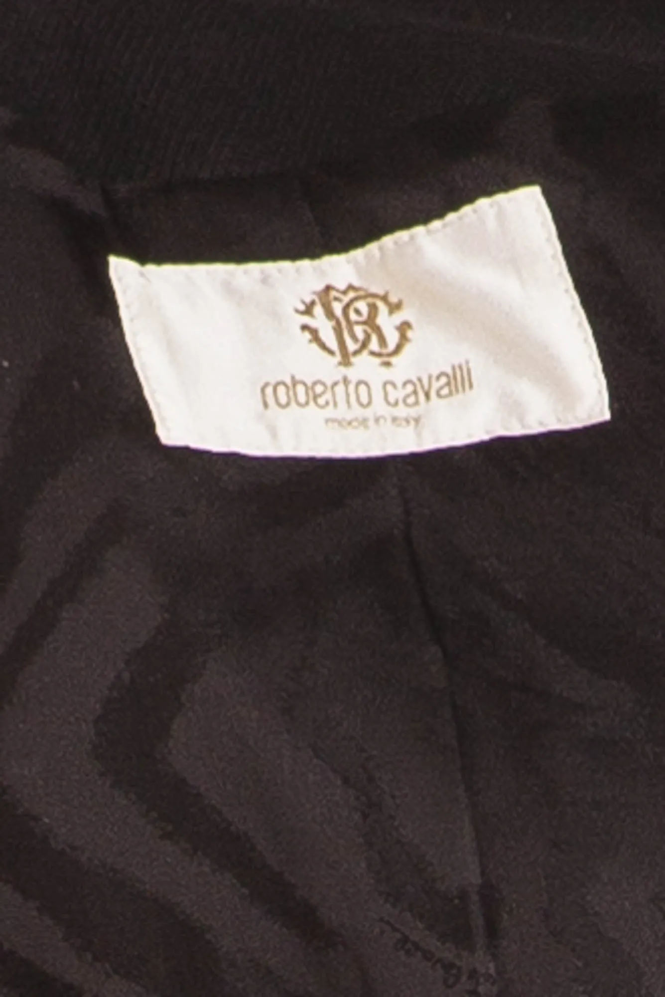 Roberto Cavalli - Long Sleeve Black Coat -IT 42