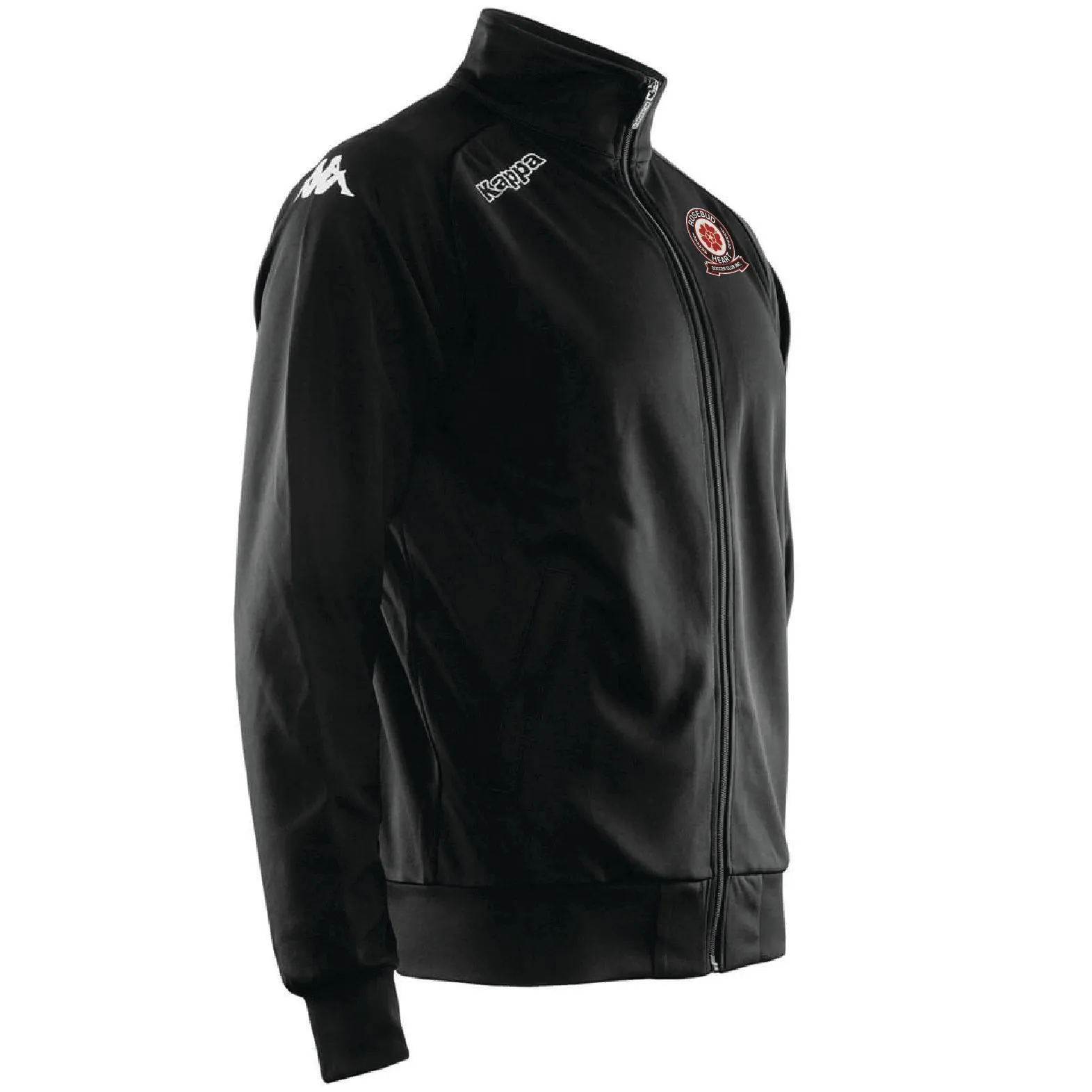 Rosebud Heart - Track Jacket - Black