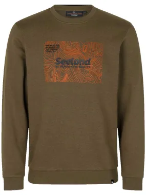 SEELAND Pulse Sweatshirt - Men's - Dark Olive Melange