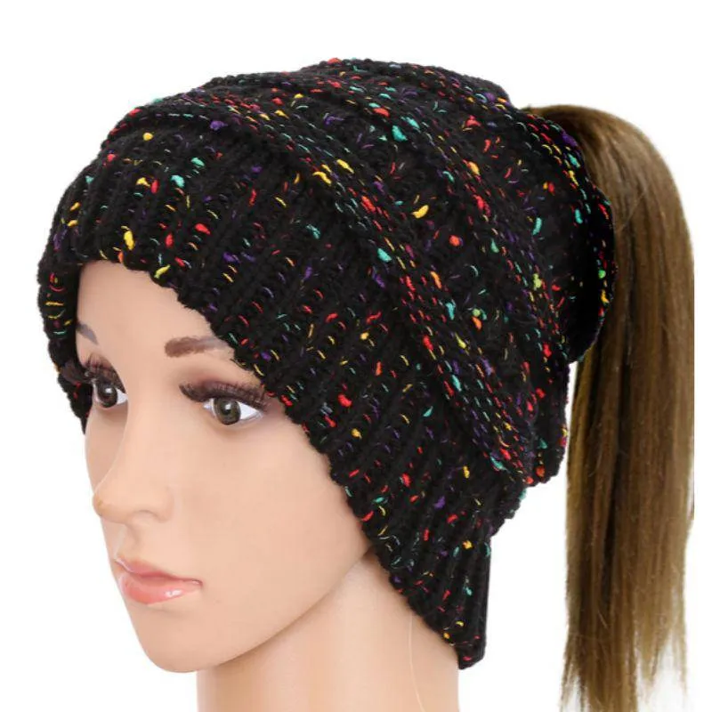 Sherpa Lined Ponytail Beanie for Women & Teens