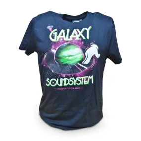 Sneaker Freak T shirt Galaxy Sound system Summer Vibes Black 100% Cotton Size M