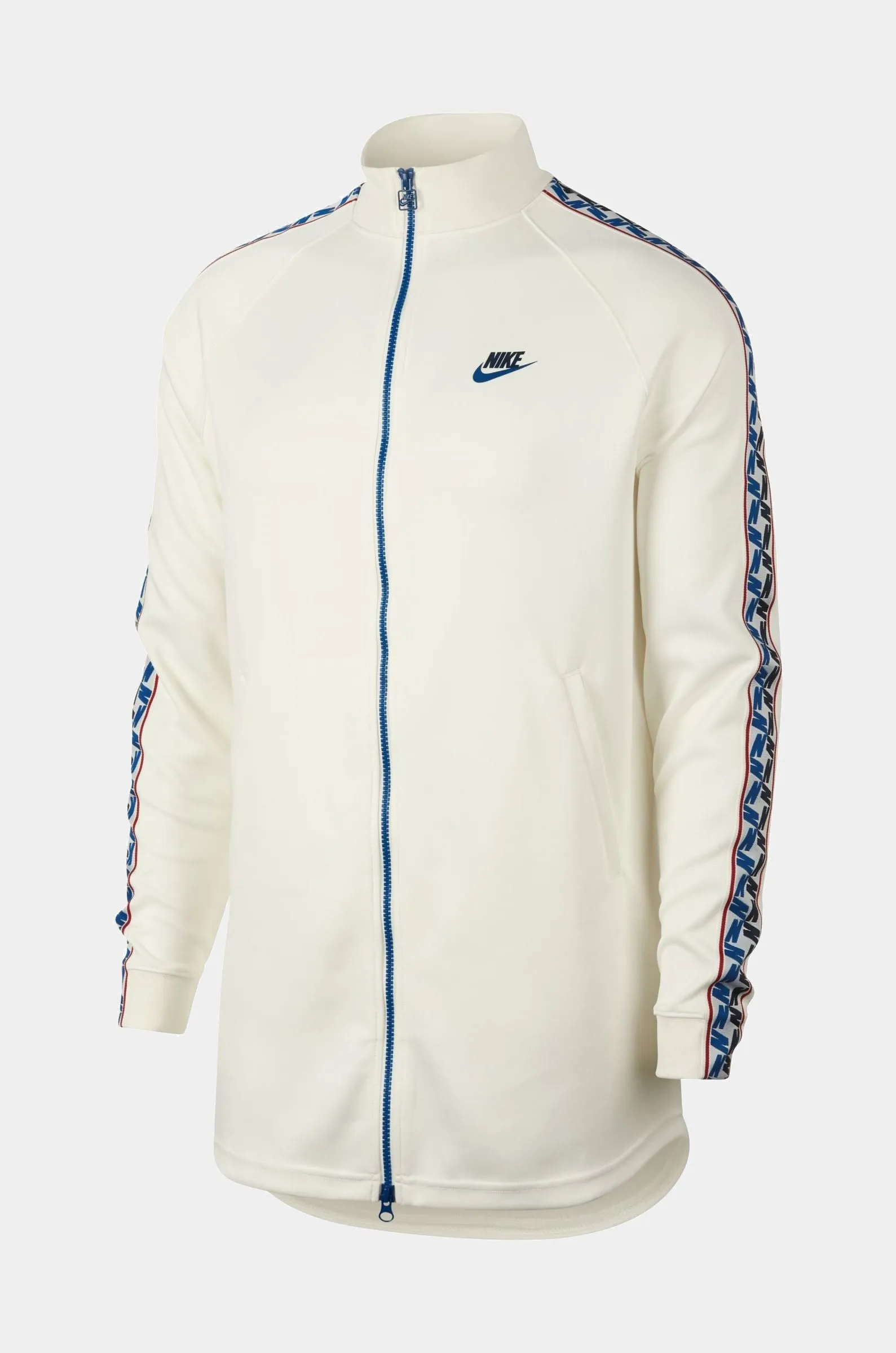 Sportswear Mens Track Jacket (Beige)