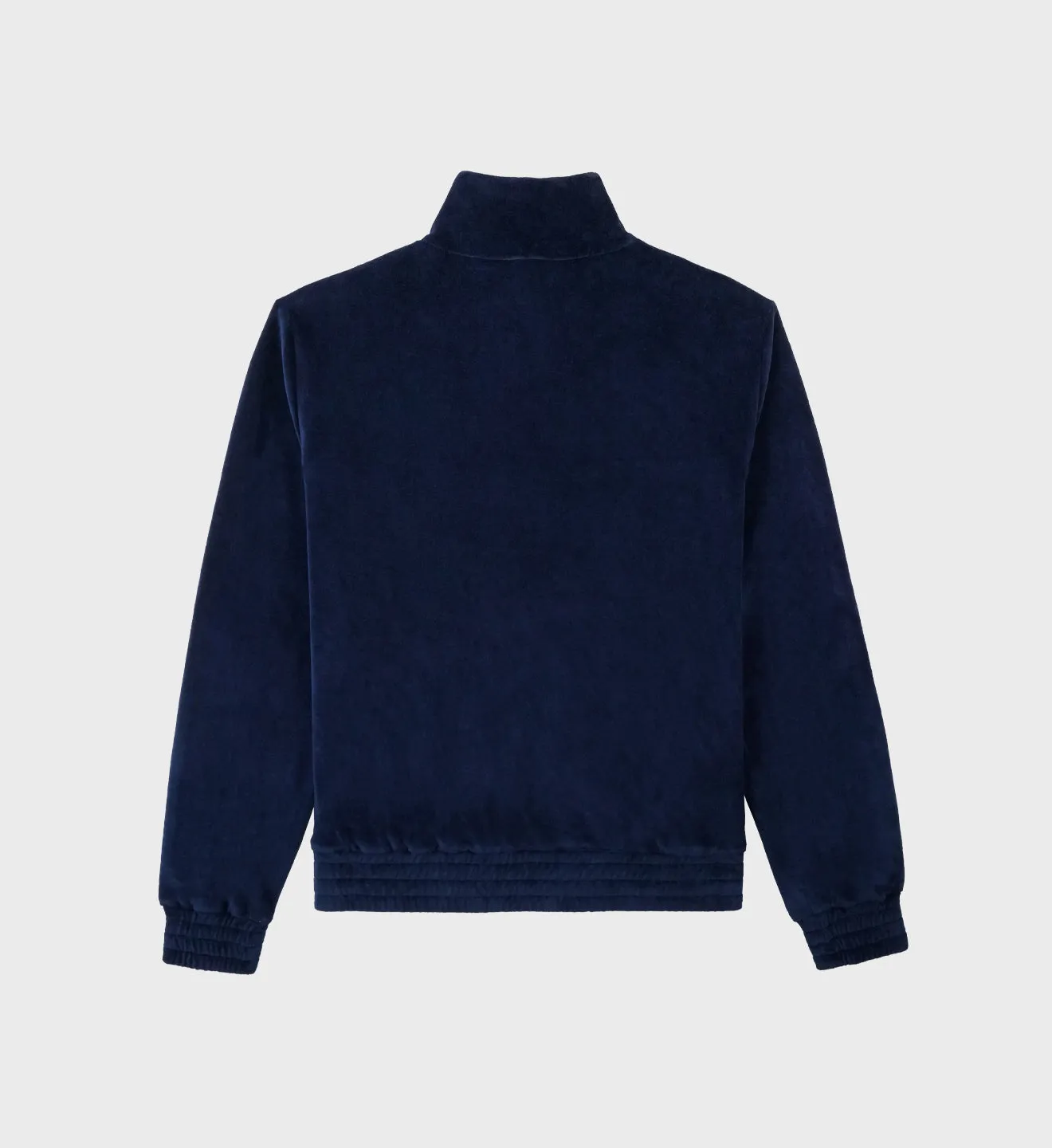 SR Sport Velour Track Jacket - Navy