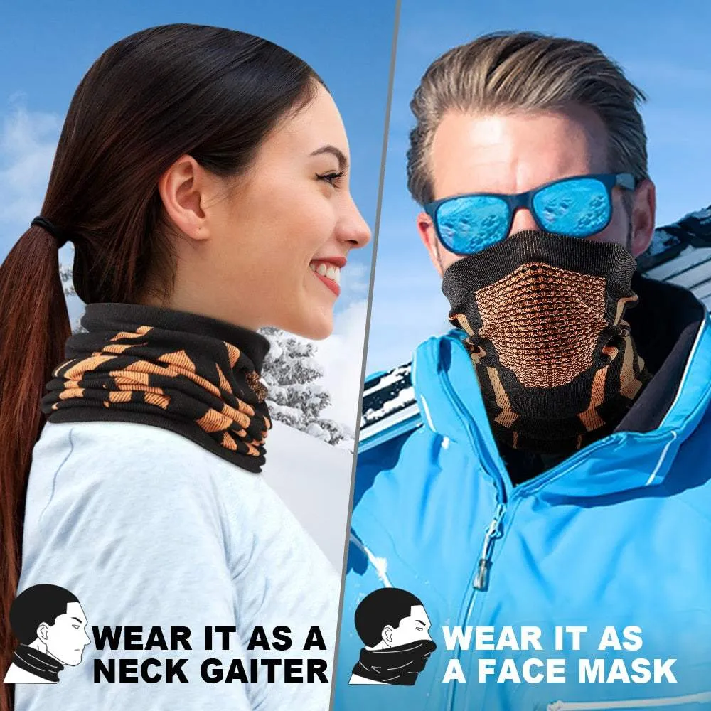 Stylish Breathable Neck Gaiter Face Mask